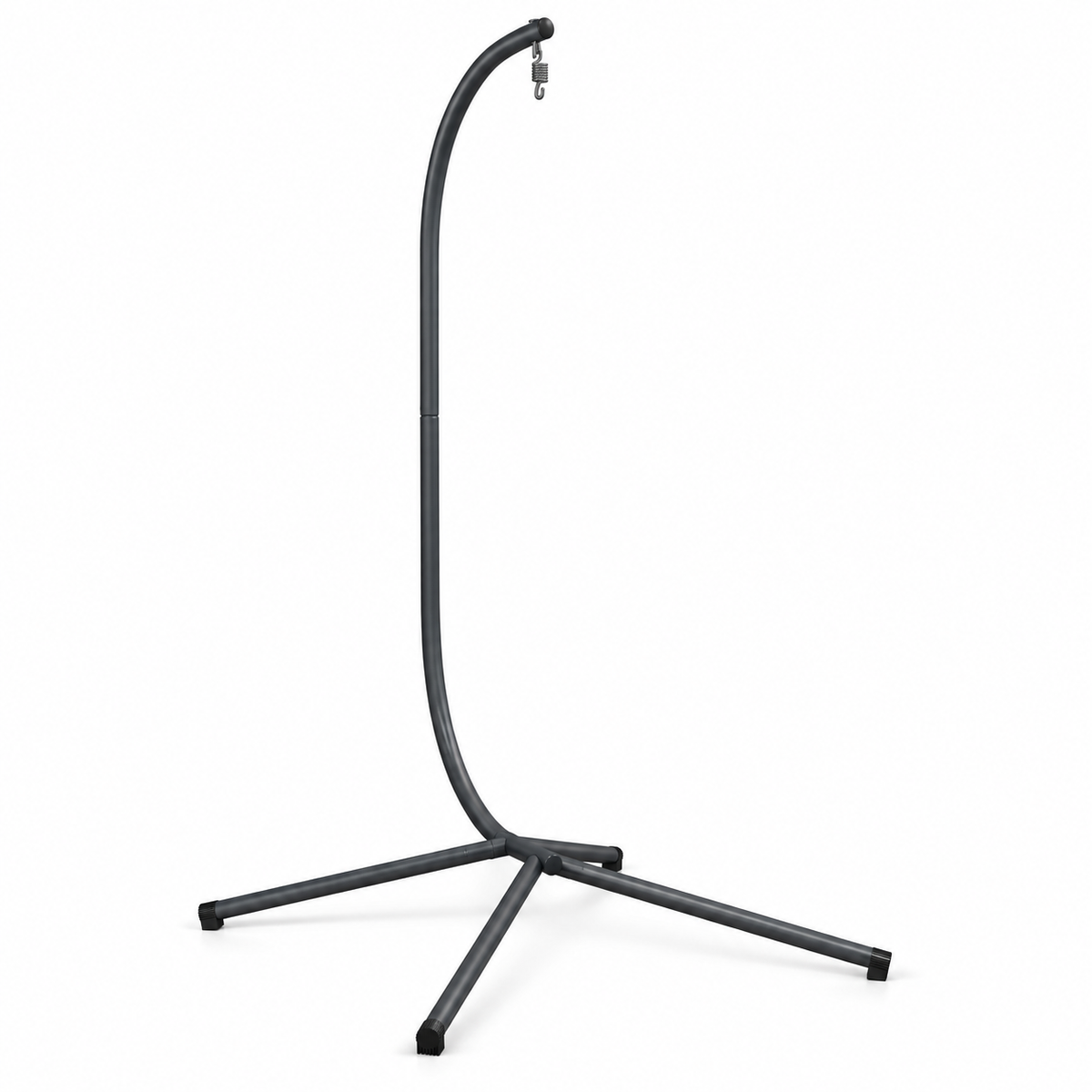 Pied anthracite pour fauteuil œuf sans nacelle sur fond blanc